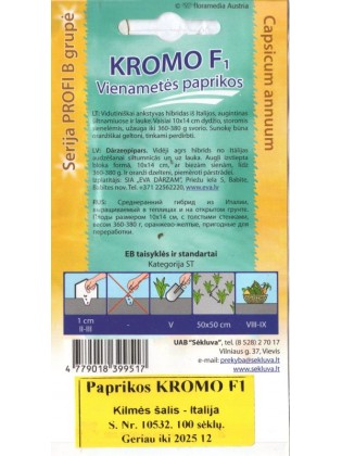 Papryka 'Kromo' H